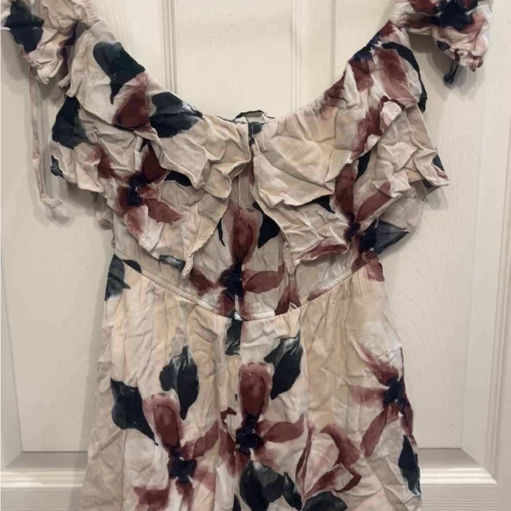 Floral Off-Shoulder Jumpsuit